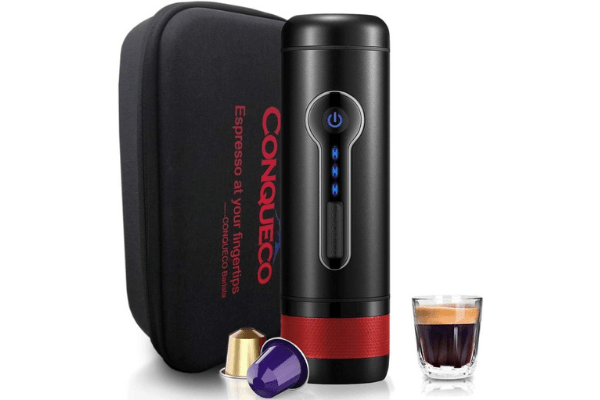 CONQUECO Portable Espresso Maker Travel Coffee Maker