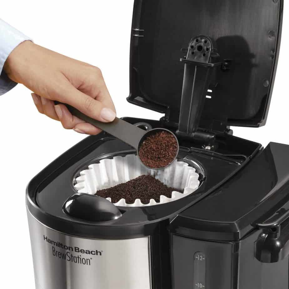 hamilton beach brewstation pour coffee