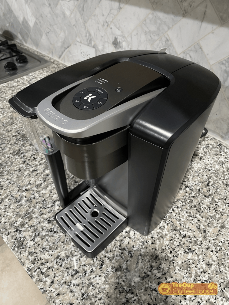 keurig k1500 coffee maker left side