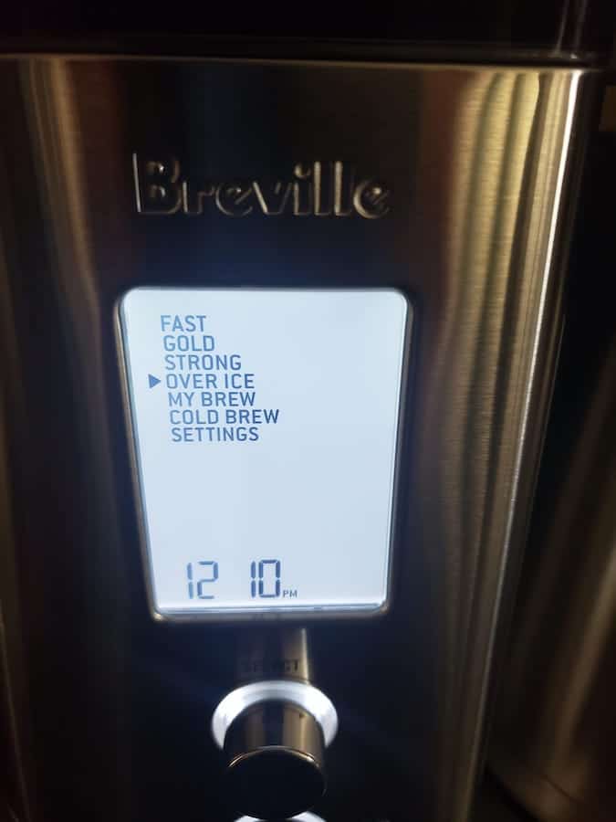 breville 6 preset brewing methods