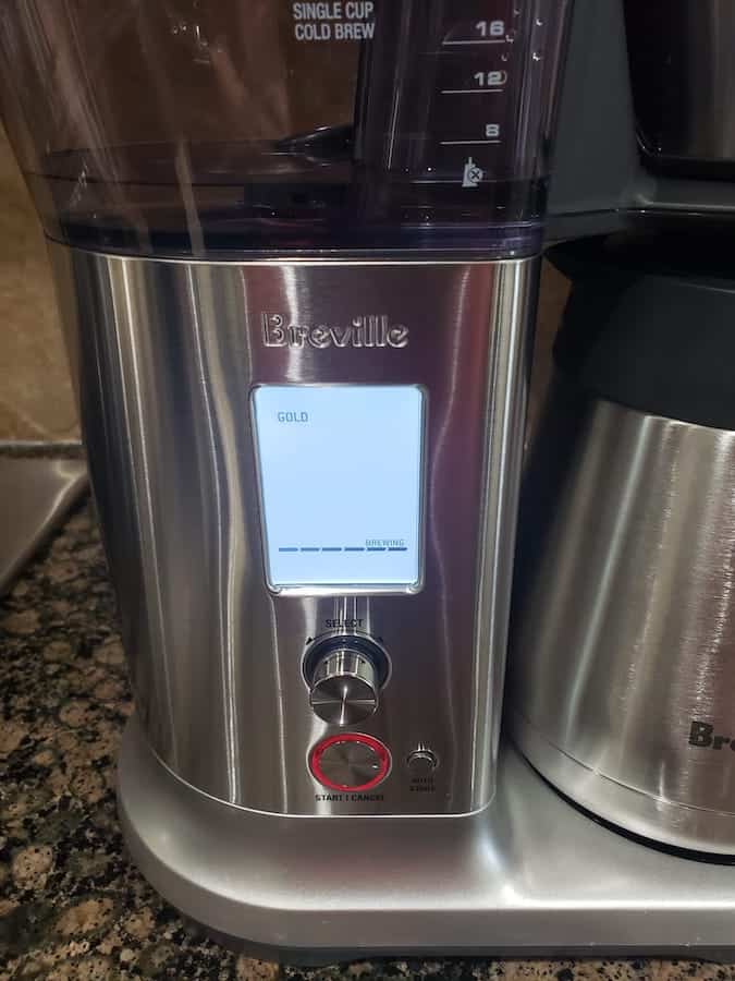 breville gold brewing