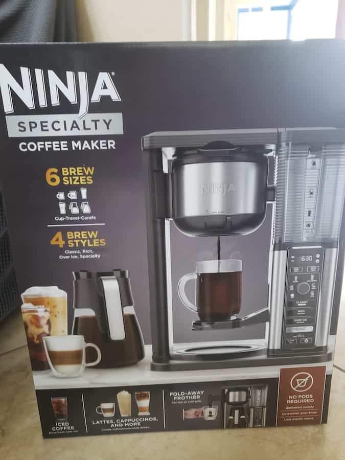 ninja specialty coffee maker packaging