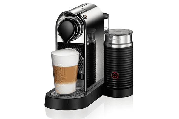 Nespresso by De'Longhi Citiz Black Espresso Machine with Milk Frother +  Reviews, Crate & Barrel