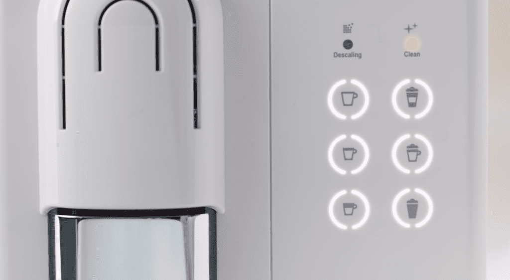 nespresso lattissima touch clean function