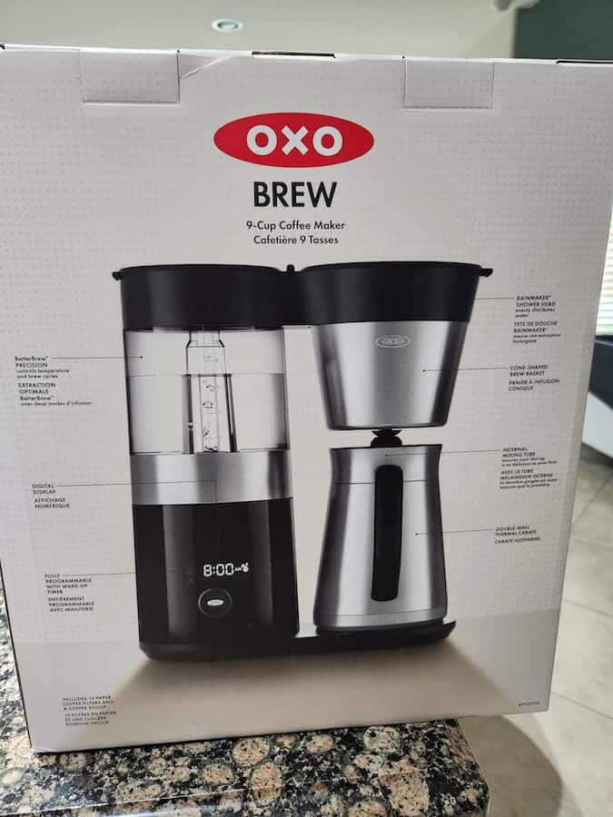 oxo brew 9 cup unboxing