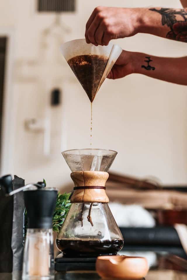 Using Leftover Coffee Grounds