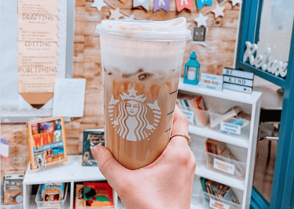 Iced White Chocolate Mocha with Sweet Cream Cold Foam