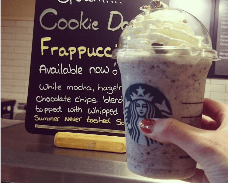 cookie dough frappuccino