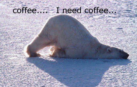 I need coffee–now